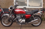 CB400 Four NC36 with red metalflake tank