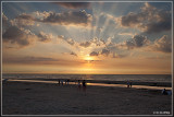 zonsondergang in De Panne