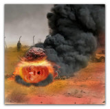 Asteroid Hits Trump Head
