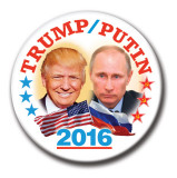 Trump/Putin 2016 Button