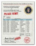 Reimbursement Invoice for US/Mexican Wall