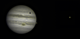 Jupiter, Ganymede and Io, 20th May 2016