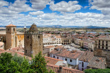 Looking down on the Plaza Mayor, Trujillo