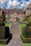 Knightshayes Court ~ steps and topiary (1830)