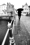 Bruges sous la pluie