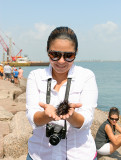 Jennifer and Sea Urchin