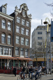 The leaning buildings of Amsterdam