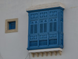 The blue window