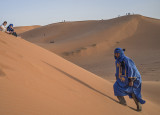 Sahara Desert, uphill climb