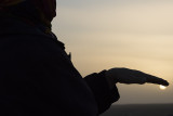 Sahara Desert, touching the sun