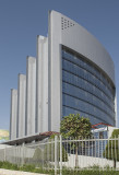 Building with gigantic globe