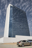 Cloudy building