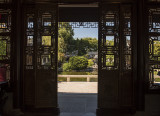 Lan Su Chinese Garden, main pavilion view