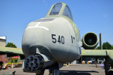 The business end of a Desert Storm veteran A-10 Thunderbolt II Warthog