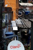 Narrow streets are, obviously, common in Rocinha. 