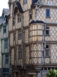 Angers; downtown; the Maison dAdam (13th Century).