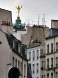 La Bastille, viewed from Rue da la Roquette.