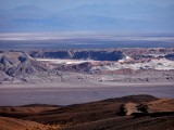 The Valle de la Luna, viewed from road San Pedro - Calama.