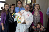 Father Richard, Nell and baptismal party