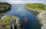 My brother in law kayaking........