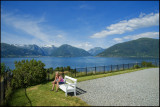 Raspberries and rolls with a view.......