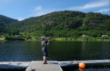 02 Ove fishing in Leirvik......