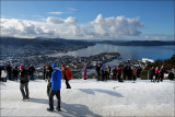 On Mt. Flyen overlooking Bergen.....
