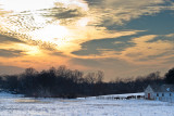 Winter farmland