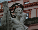 St Andrews statue Amalfi main sqaure