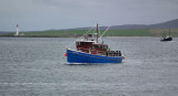 Stromness fishing boats returning to harbour
