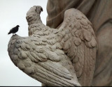Dante statue_Eagle and Pigeon