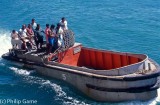 I-Kiribati (Gilbert Islander) boatmen on Nauru