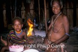 Displaced Dani tribespeople at Kwamki Lama, Timika, Indonesian Papua
