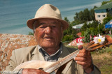 Busker at Lake Sevan, Armenia