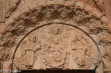 Arch above a doorway at Noravank Monastery