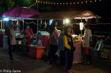 Night market begins, around the lake