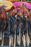 Grilled fish stall, Kratie