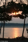 Sunset over the Mekong at Kratie