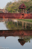 Following the southern side of the historic city wall