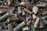 Hazards of farming in Flanders today: a collection at Hooge Crater