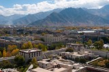 Looking out over Lhasa