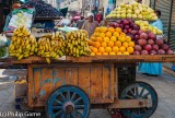 Fruit barrow in the bazaar