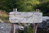 Fingerpost for riders and hikers