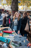 At the Flohmarkt Mauerpark (Wall park flea market)