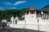 Temple of the Tooth at Kandy, believed to house a sacred relic of the Buddha