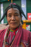 Monpa woman of Tawang, NE India, dressed in her best