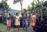 With a Batak family on Samosir Is., Lake Toba, N. Sumatra