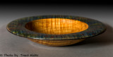 Big Leaf Maple vessel with dyed rim