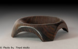 Art Deco’esqe Rosewood candy dish inspired by the ashtrays of old.