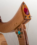 Detail of the Lap Harp.